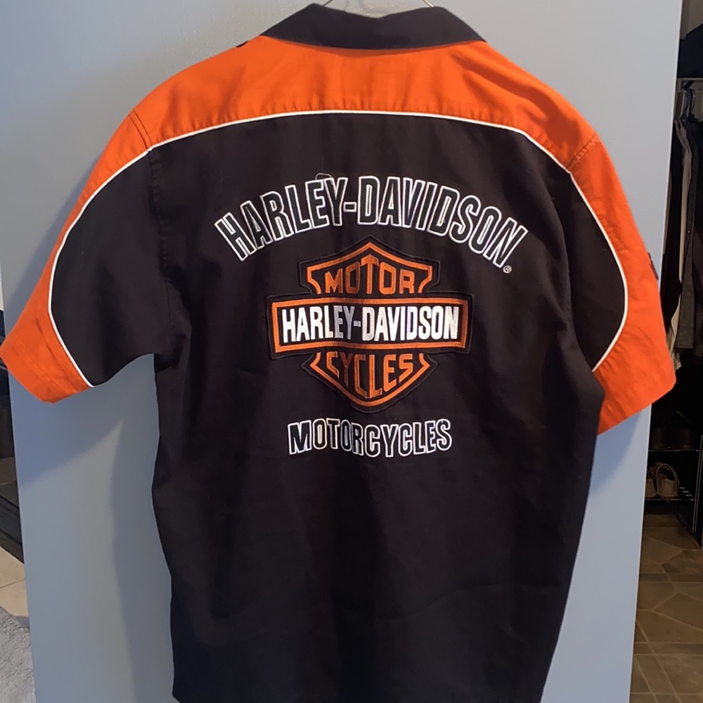 Harley Davidson button up